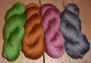 Jens Green, Treacle Toffee, Rose Pink & Slate Lace