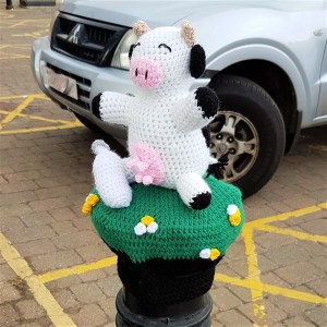 Thirsk Yarn bombed