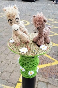 Thirsk Yarn bombed