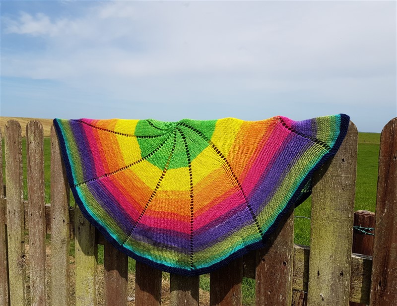 Leftfootdaisy-rainbow-pinwheel-baby-blanket-blocked