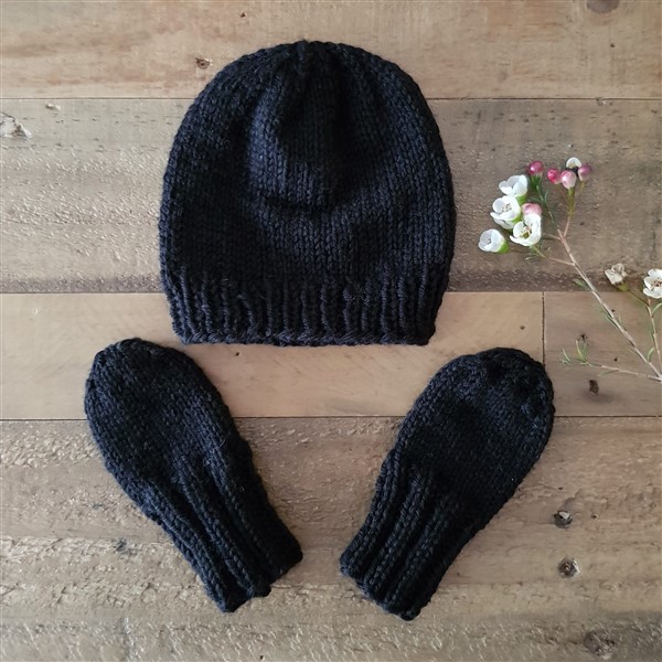 leftfootdaisy-best-laid-plans-baby-hat-mitten-set